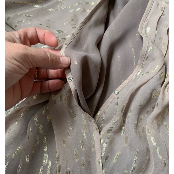 The Addison Story : silk & lurex surplice top - Picture 10 of 15